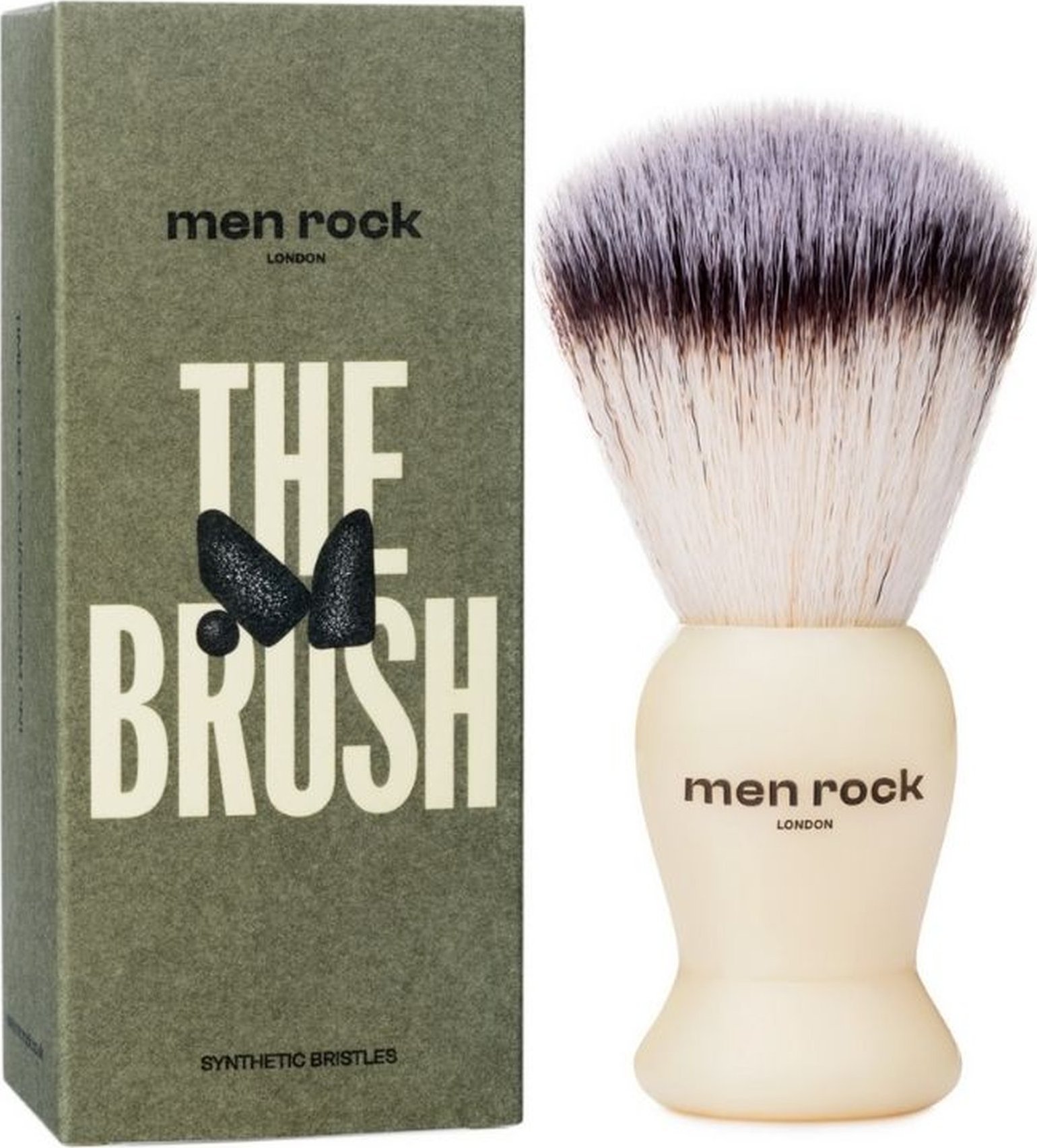 Men Rock Pędzel do golenia - Włosie Syntetyczne - Men Rock