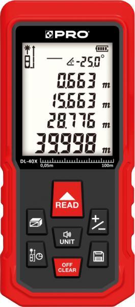 Dalmierz laserowy PRO DALMIERZ LASEROWY DL-40X