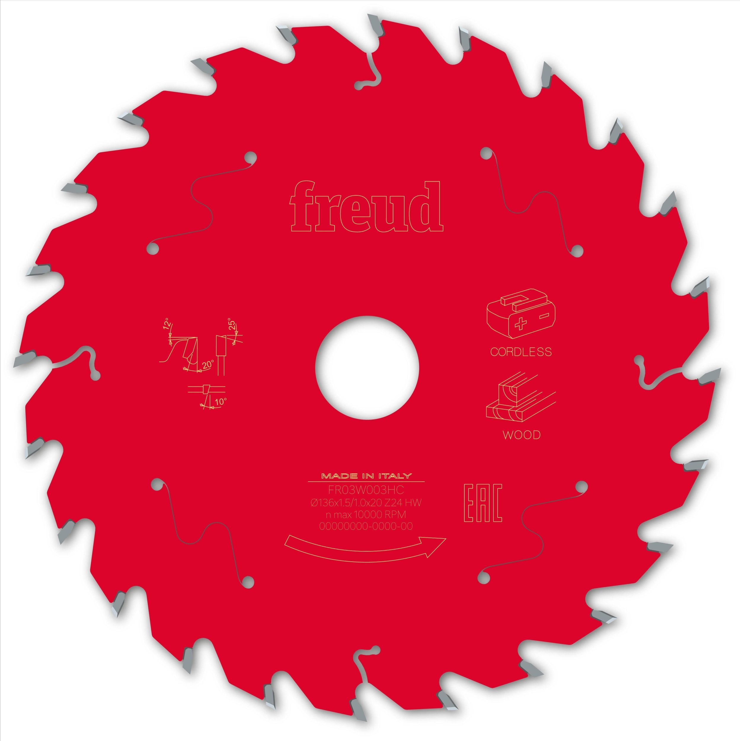 Tarcza Pil. FR03W003HC 136X1,5X20-24