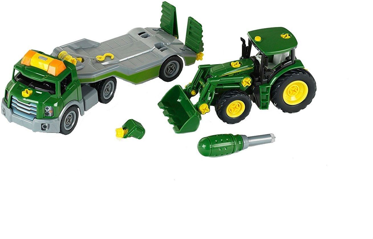 Theo Klein Traktor Transporter mit John Deere