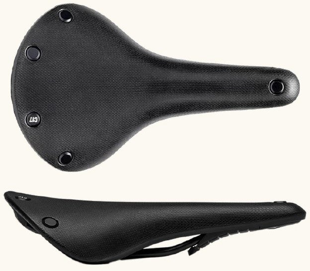 Siodełko BROOKS C17 PORTER, Black, Steel Rail, Waga 480g, Linia Cambium (NEW 2025)