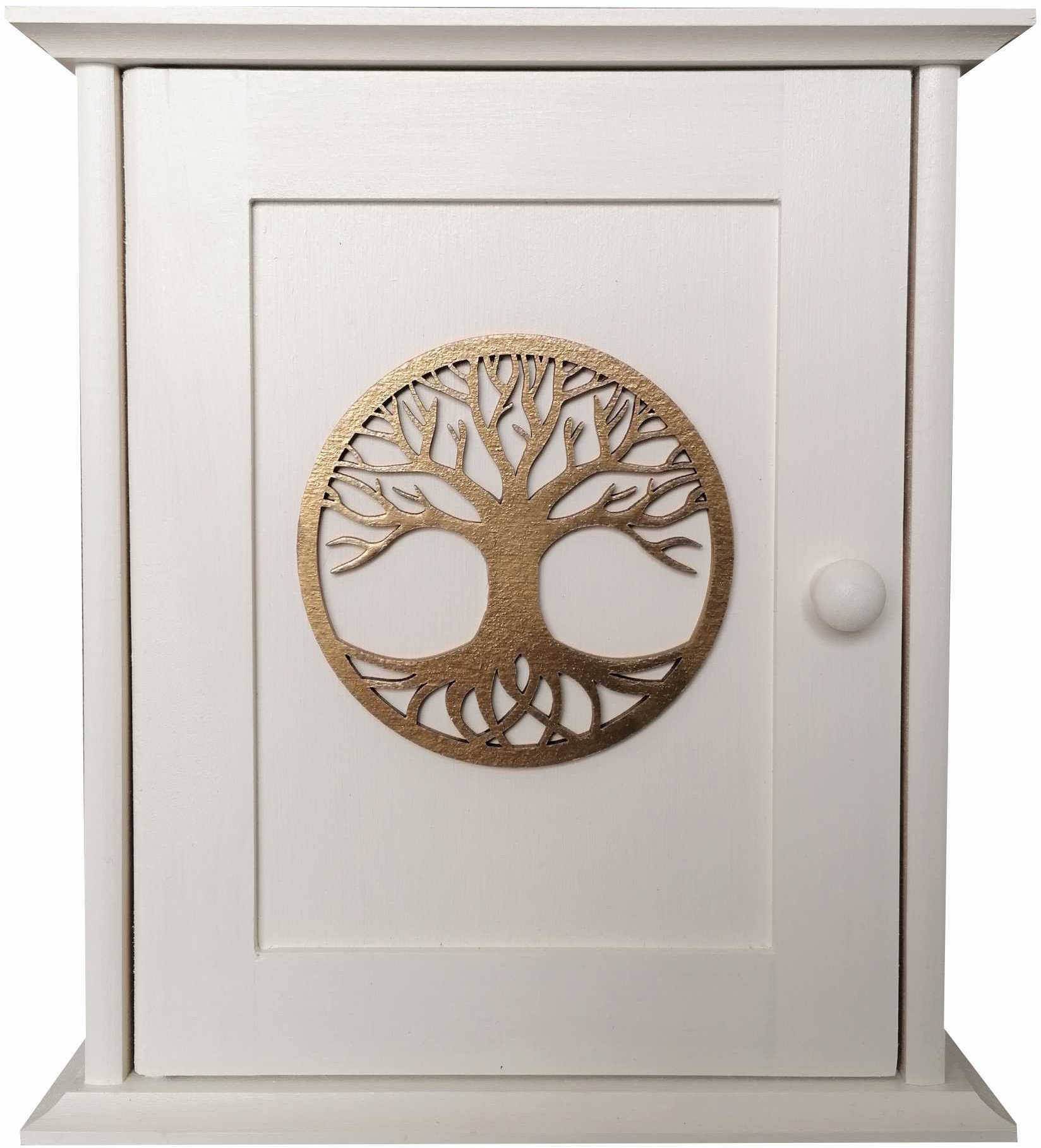 Drewniana Szafka na klucze