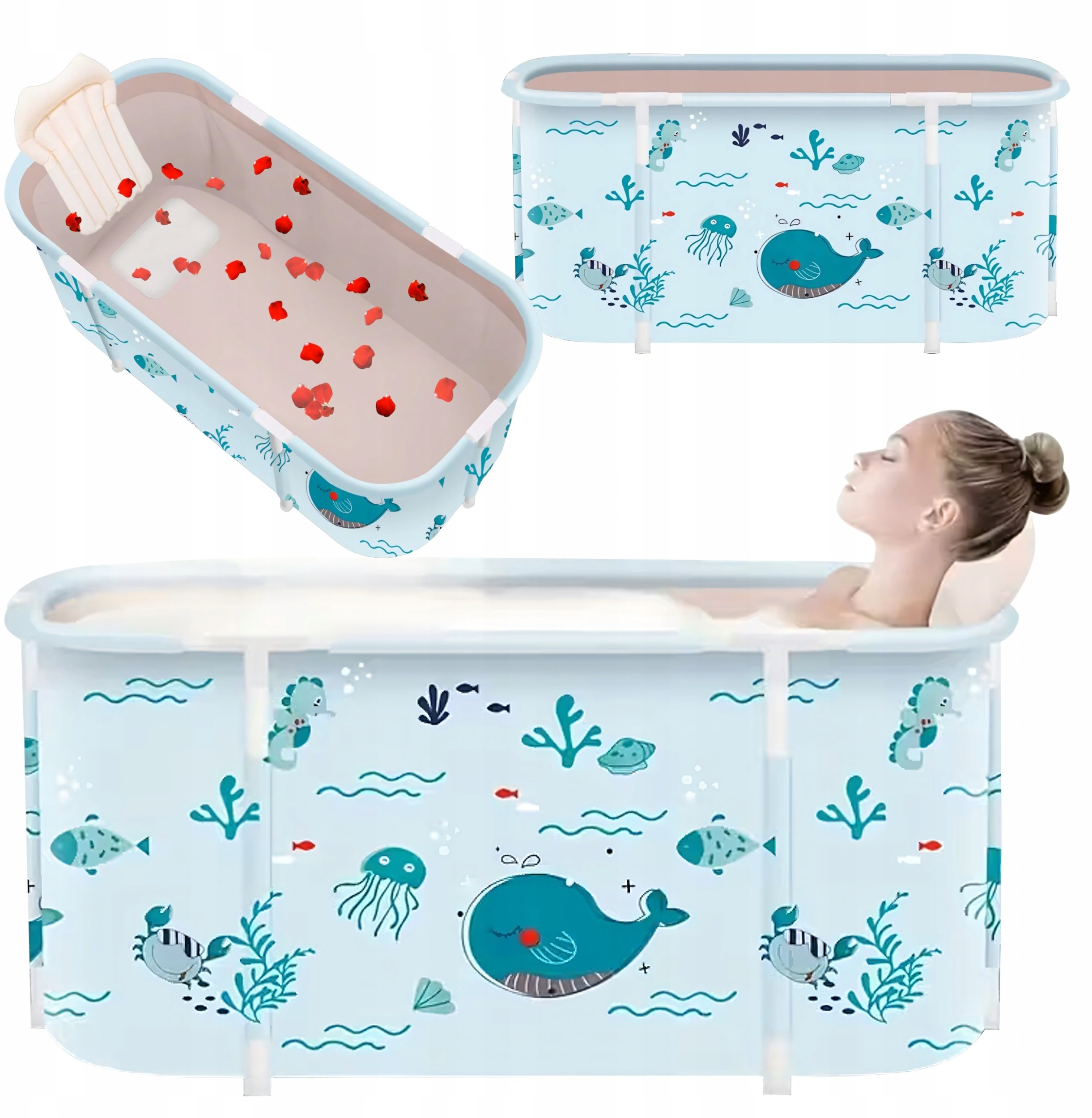 WANNA SKŁADANA DO MORSOWANIA KĄPIELI KANZA