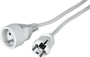 LOGON PSPC03W kabel zasilające Biały 3 m Wtyczka zasilająca typu F