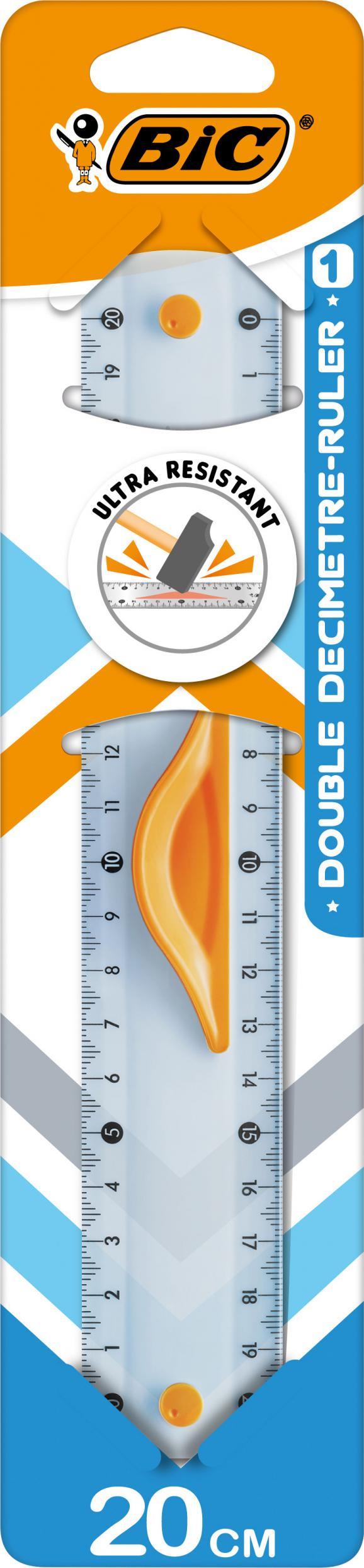 Bic Linijka 20cm Double Rule