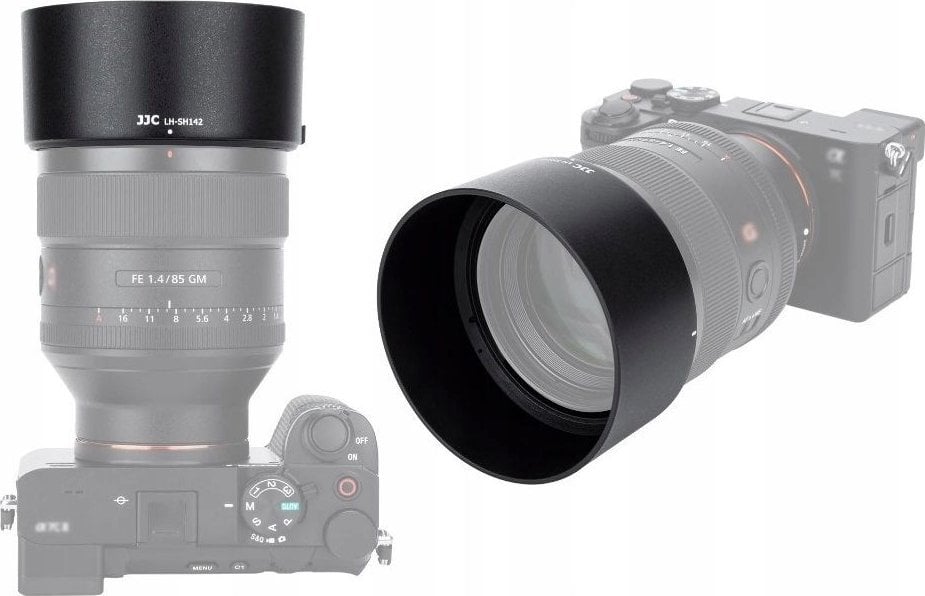 Osłona na obiektyw JJC Osłona Przeciwsłoneczna Typu Alc-sh142 Alc Sh142 Do Sony Fe 85mm F/1.4 Gm / Lh-sh142