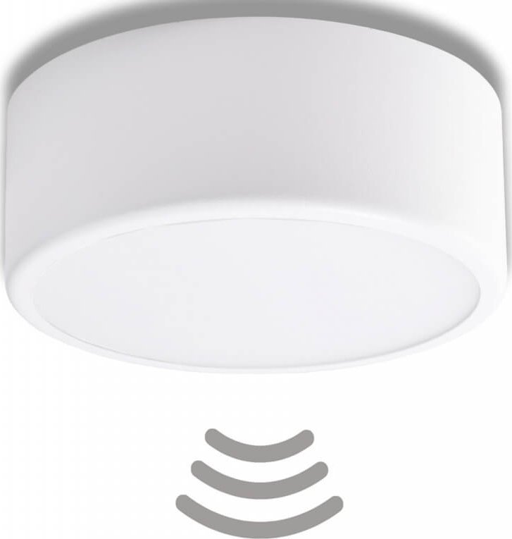 Lampa sufitowa Temar Biala lampa sufitowa 137623600073 z czujnikiem ruchu