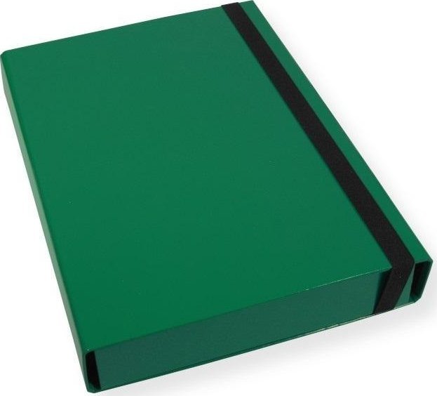 Teczka A4 skrzydłowa 5cm zielona