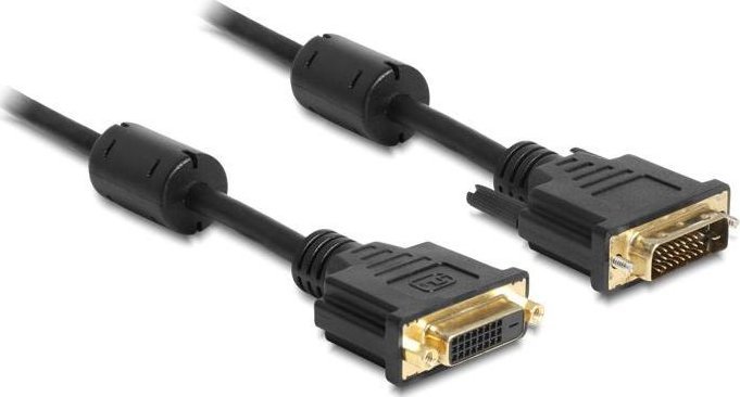 Kabel Delock DVI-D - DVI-D 5m czarny (83188)