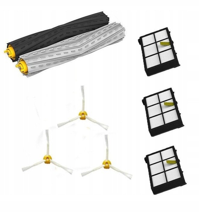 Zestaw szczotki filtry Gares do iRobot Roomba 800