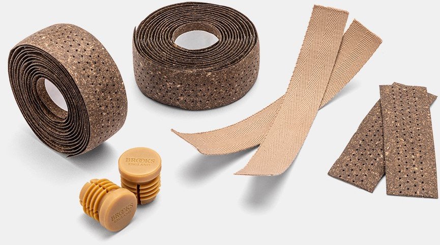 Owijka BROOKS REGENERATED LEATHER BAR TAPE, Natural, Grubość 1,8mm (NEW 2025)