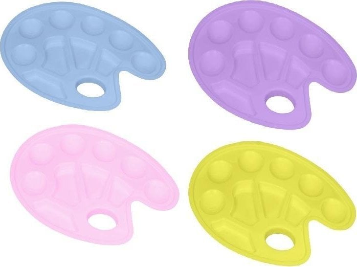 Paletka do mieszania farb pastelowa mix