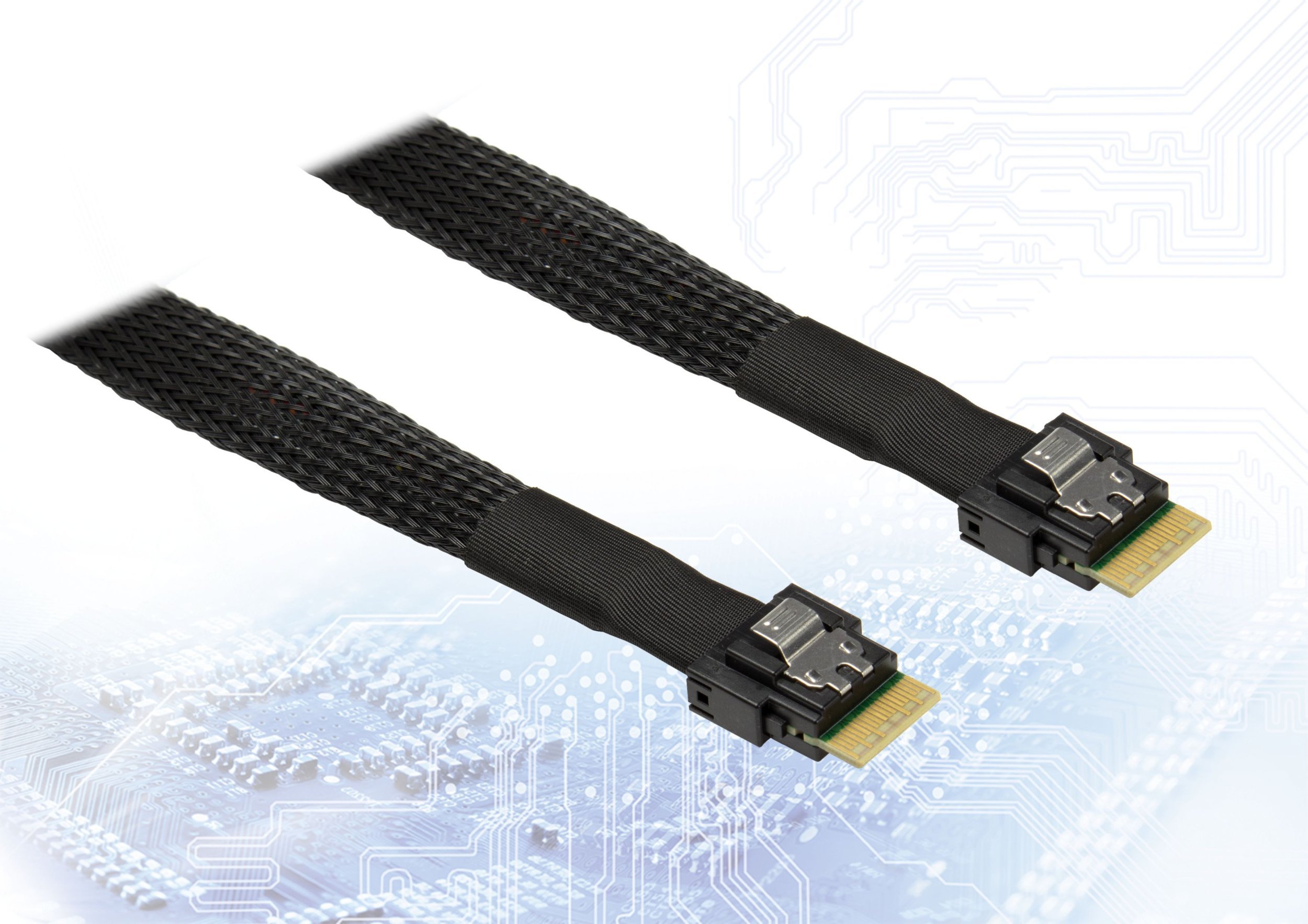 Inter-Tech Kabel SFF 8654-4i -> SFF 8654-4i- 0,7m