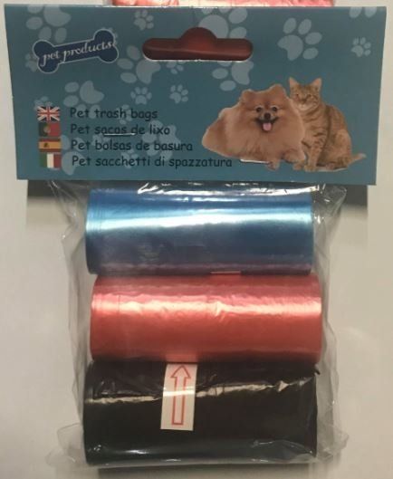 Verk Woreczki na psie odchody 3x15szt