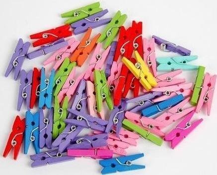 FANDY Klamerki ozdobne Color małe