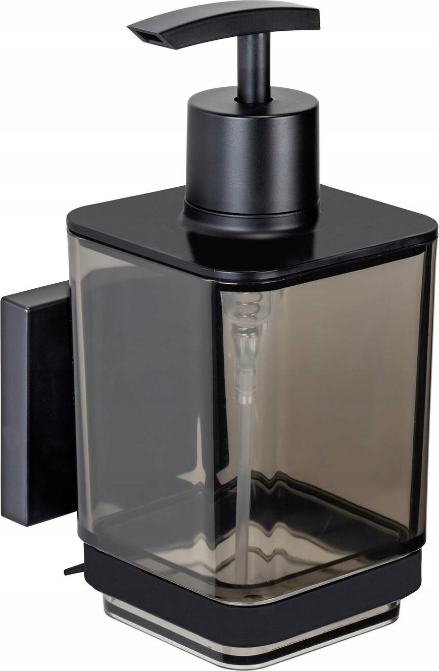 Dozownik do mydła Wenko Dozownik montowany na ścianie QUADRO, montaż bez wiercenia