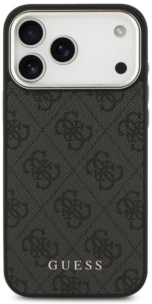 Etui Guess 4G Classic Logo MagSafe do iPhone 17 Pro Max czarny
