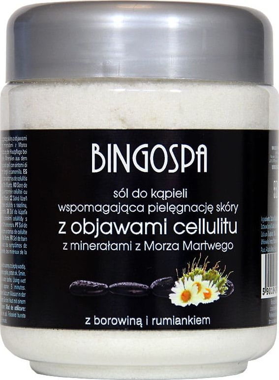 BingoSpa Sól do kąpieli z minerałami z Morza Martwego z rumiankiem i borowiną 550g