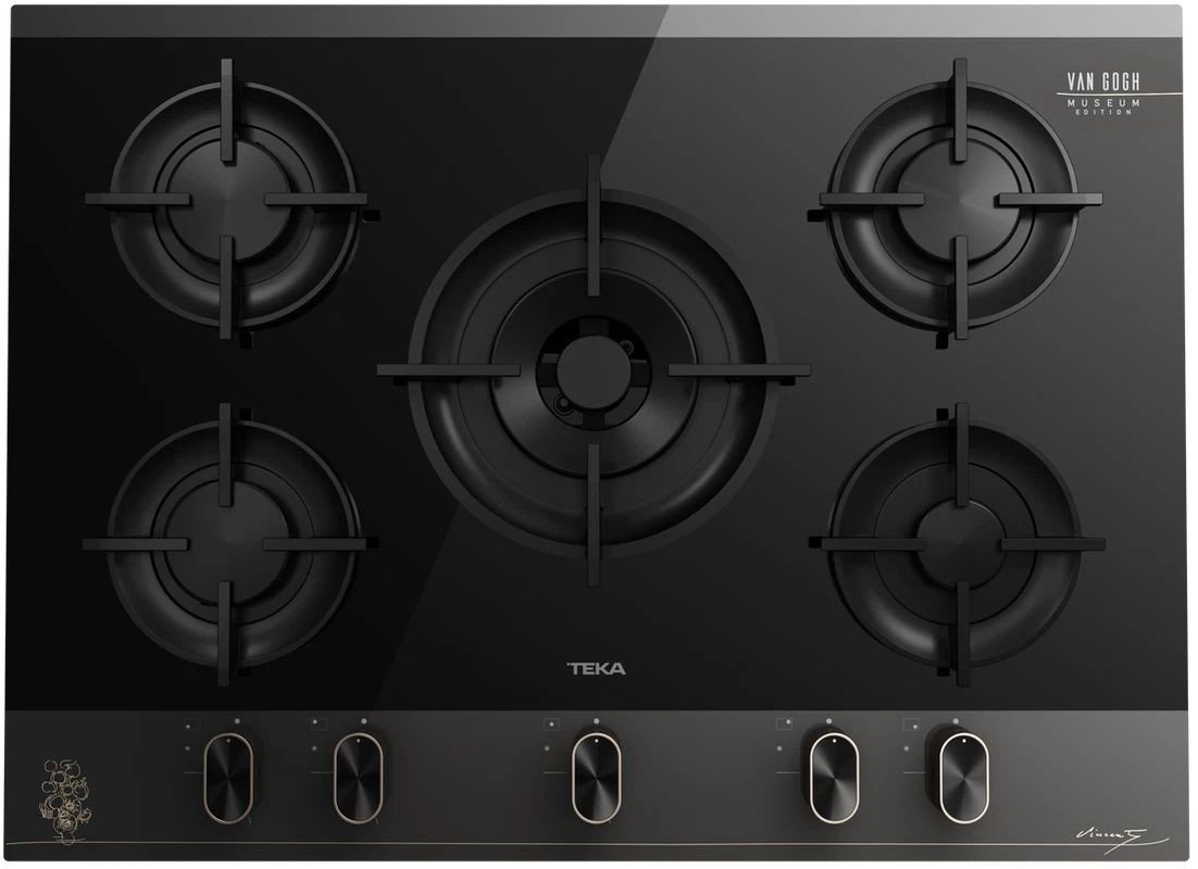 TEKA GBC 75 VB VG Linia Van Gogh Museum. Płyta gazowa 70cm na szkle z 5 polami
