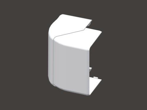 Kopos Pokrywa narożna zewnętrzna 120x55mm biała