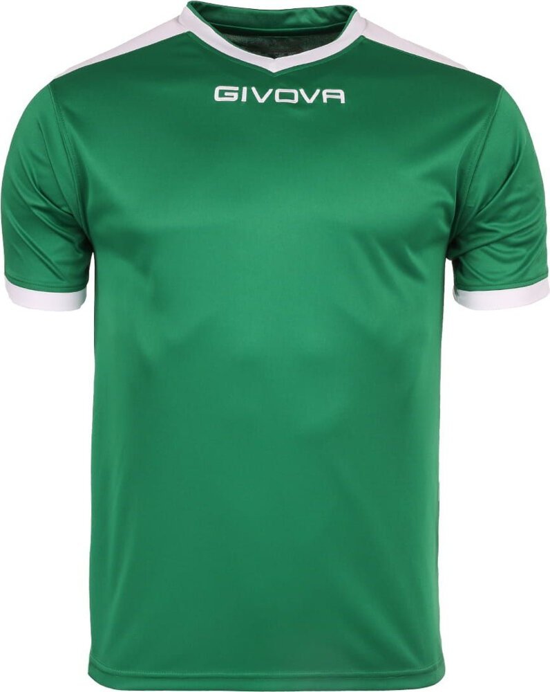 Givova Koszulka Givova Revolution Interlock zielono-biała MAC04 1303 2XL