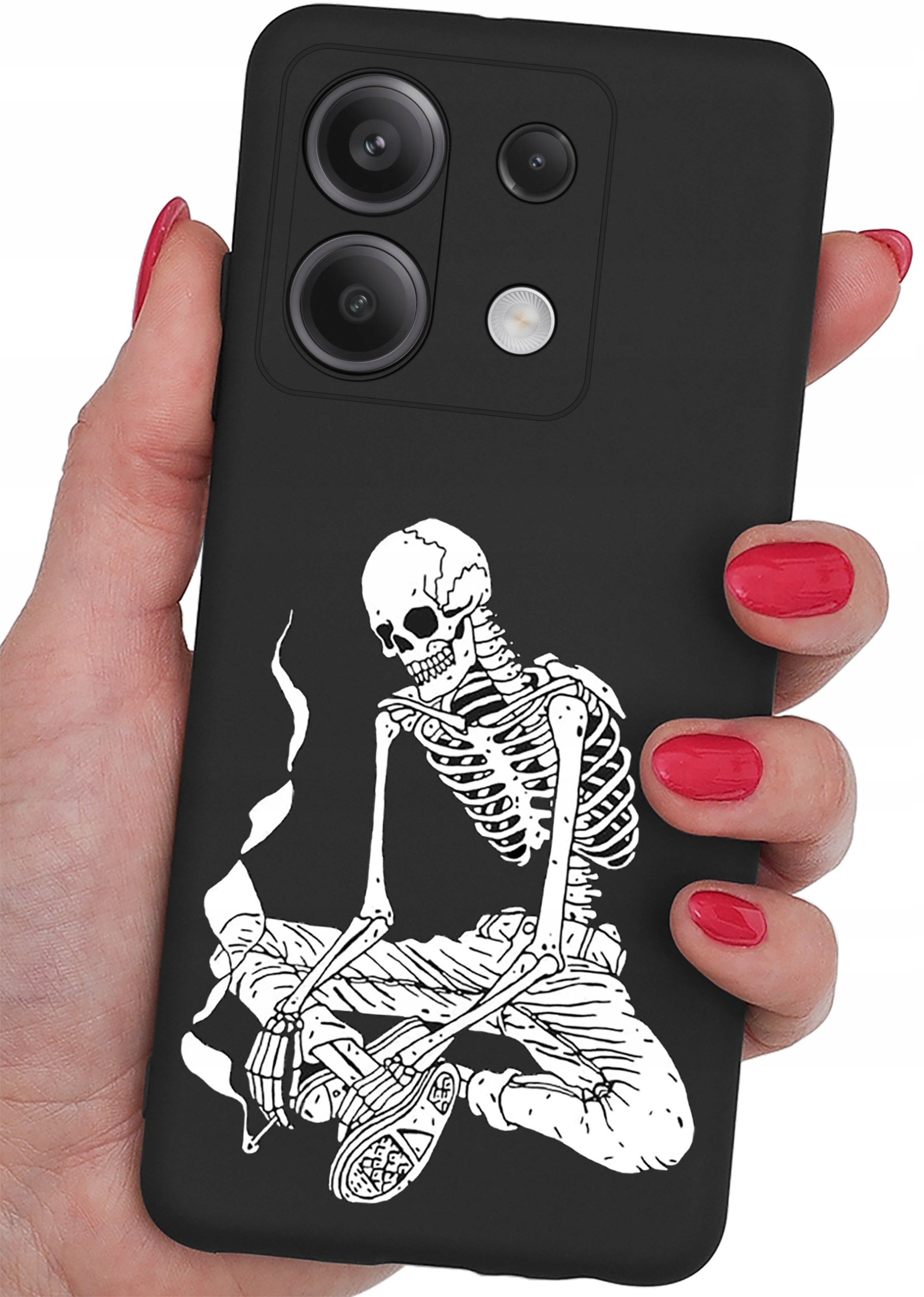 Etui do Xiaomi Redmi Note 13 5G CASE WZORY SOFT MATT PLECKI + SZKŁO 9H