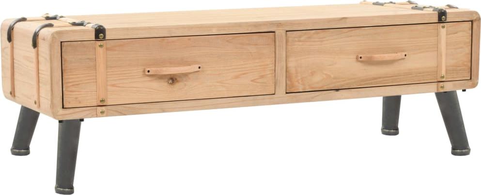vidaXL Szafka pod TV, 110x33x35 cm, drewno jodłowe