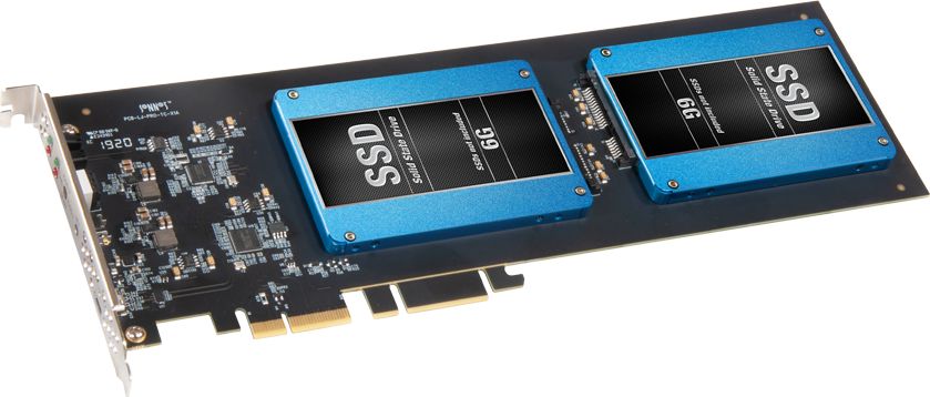 Kontroler Sonnet PCIe 3.0 x4 2x 2.5" SATA III RAID (FUS-SSD-2RAID-E)