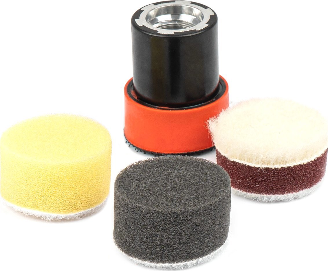 AMiO Gąbki pady polerskie mini zestaw do polerowania detali 4 el. amio-03701