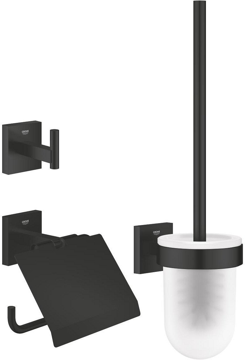 Grohe 411232430 Start cube zestaw akcesoriów łazienkowych 3w1 czarny mat