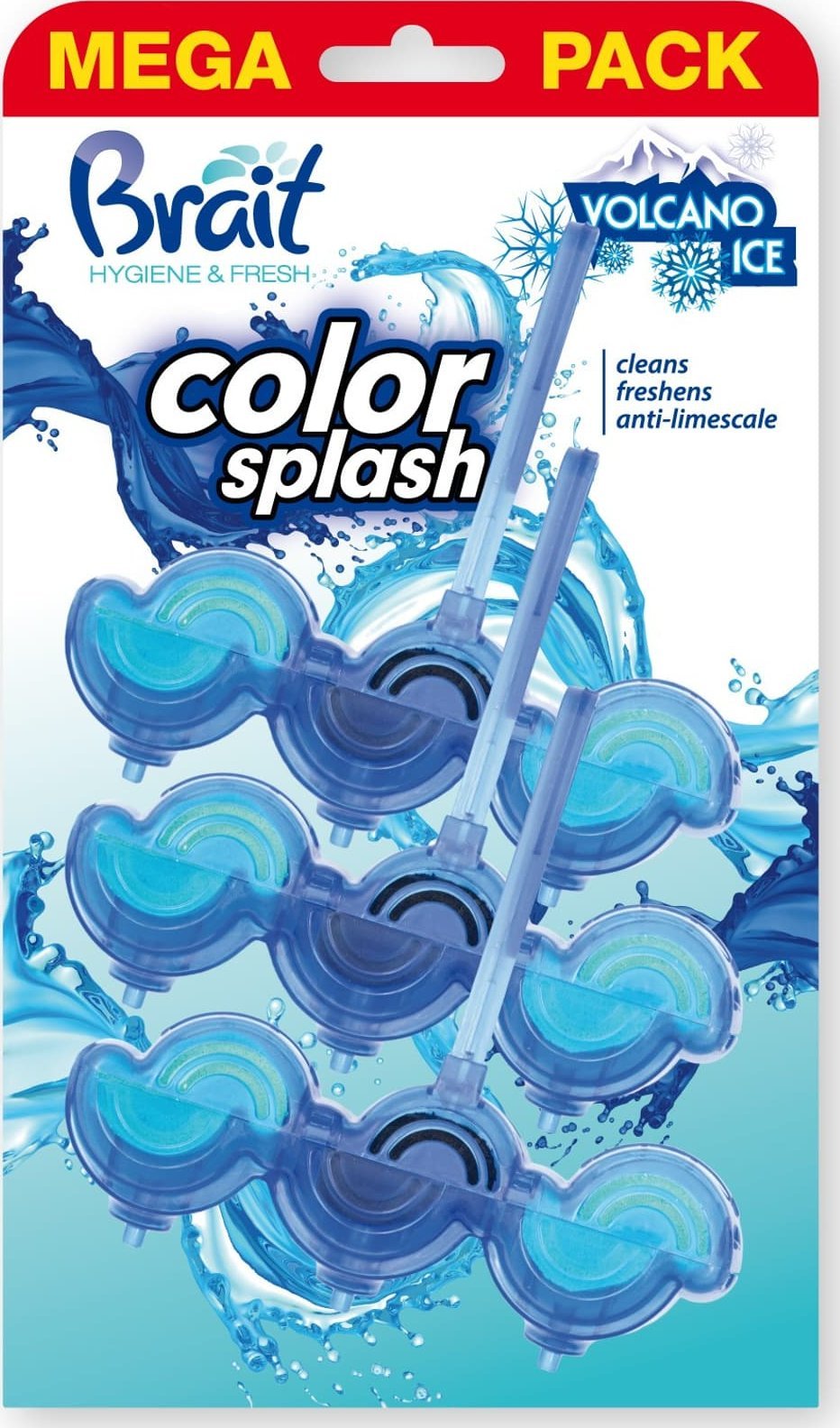 DRAMERS BRAIT Color Splash Kostka WC Volcano Ice 3 x 45 g