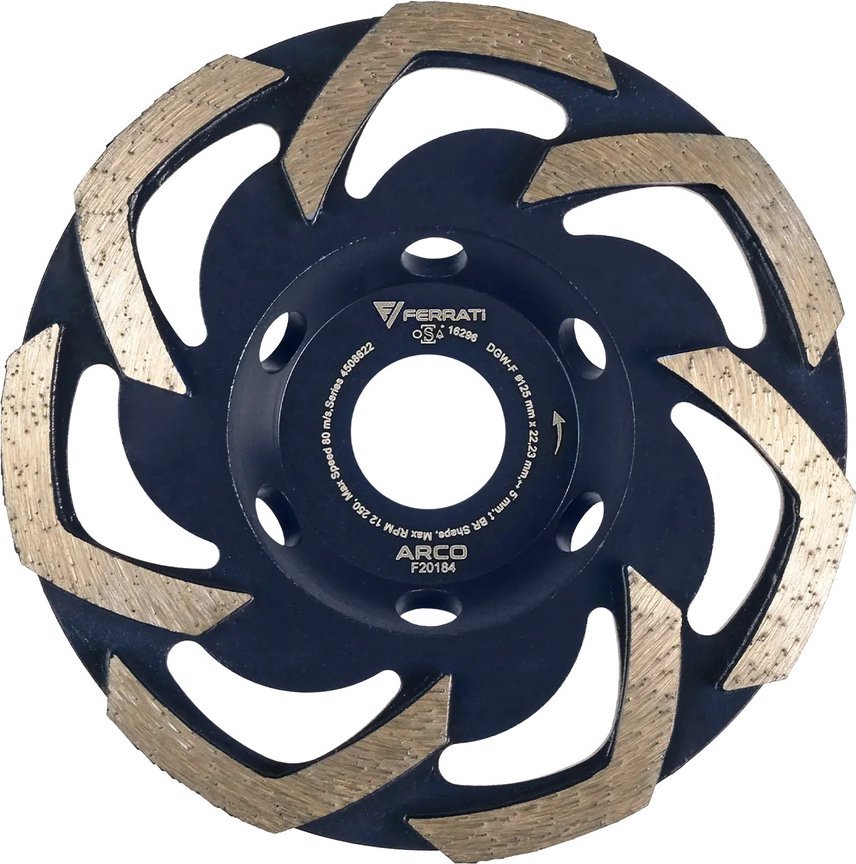 Tarcza diamentowa garnkowa Feratti F20184 125x22,2 mm