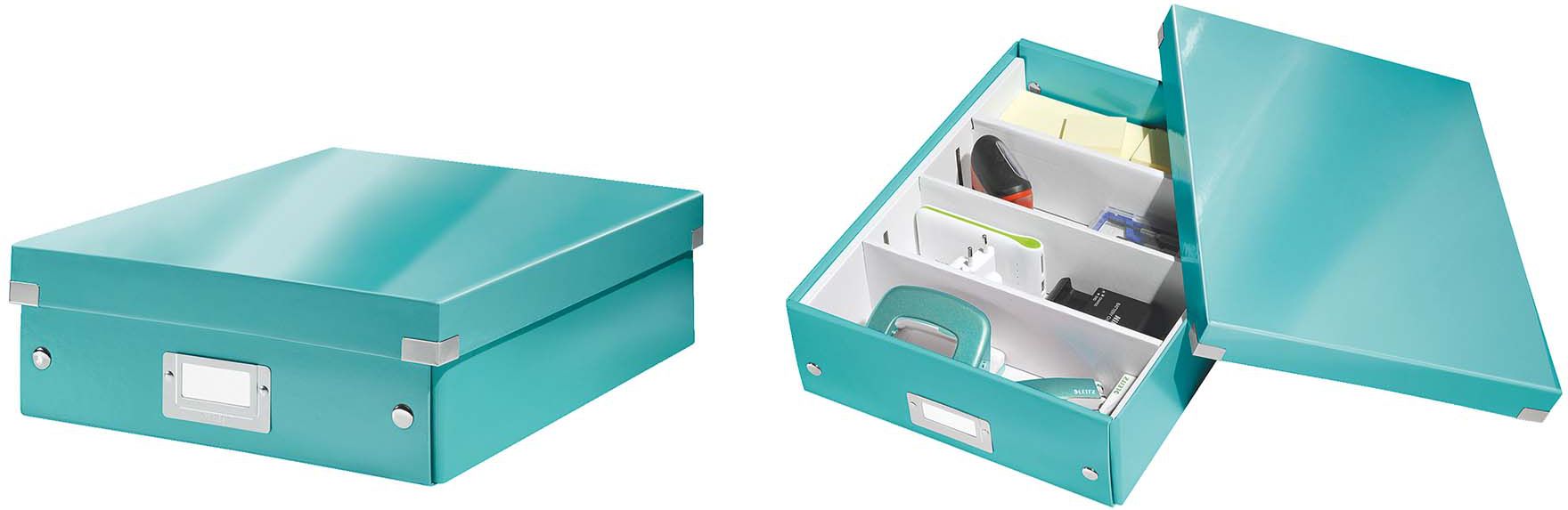 Leitz PUDŁO LEITZ Z PRZEGRÓ.C&S TUR.ŚR.6058 PUDŁO LEITZ Z PRZEGRÓDKAMI ŚREDNIE - 60580051