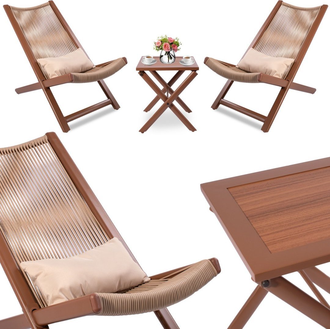 Zestaw mebli ogrodowych CHILL TOFFI