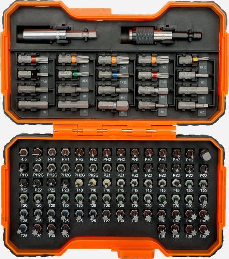 Bahco BAHCO ZESTAW KOŃCÓWEK I BITÓW 100el. BAH59-S100BC