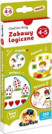 Bright Junior Media CzuCzu Uczy Zabawy logiczne dla dzieci od 4-5 lat