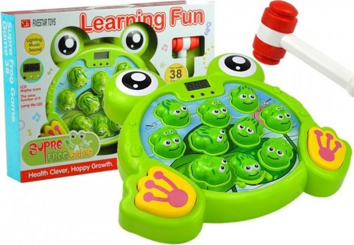 Lean Sport Świecące Żabki z Młoteczkiem Gra Zręcznościowa