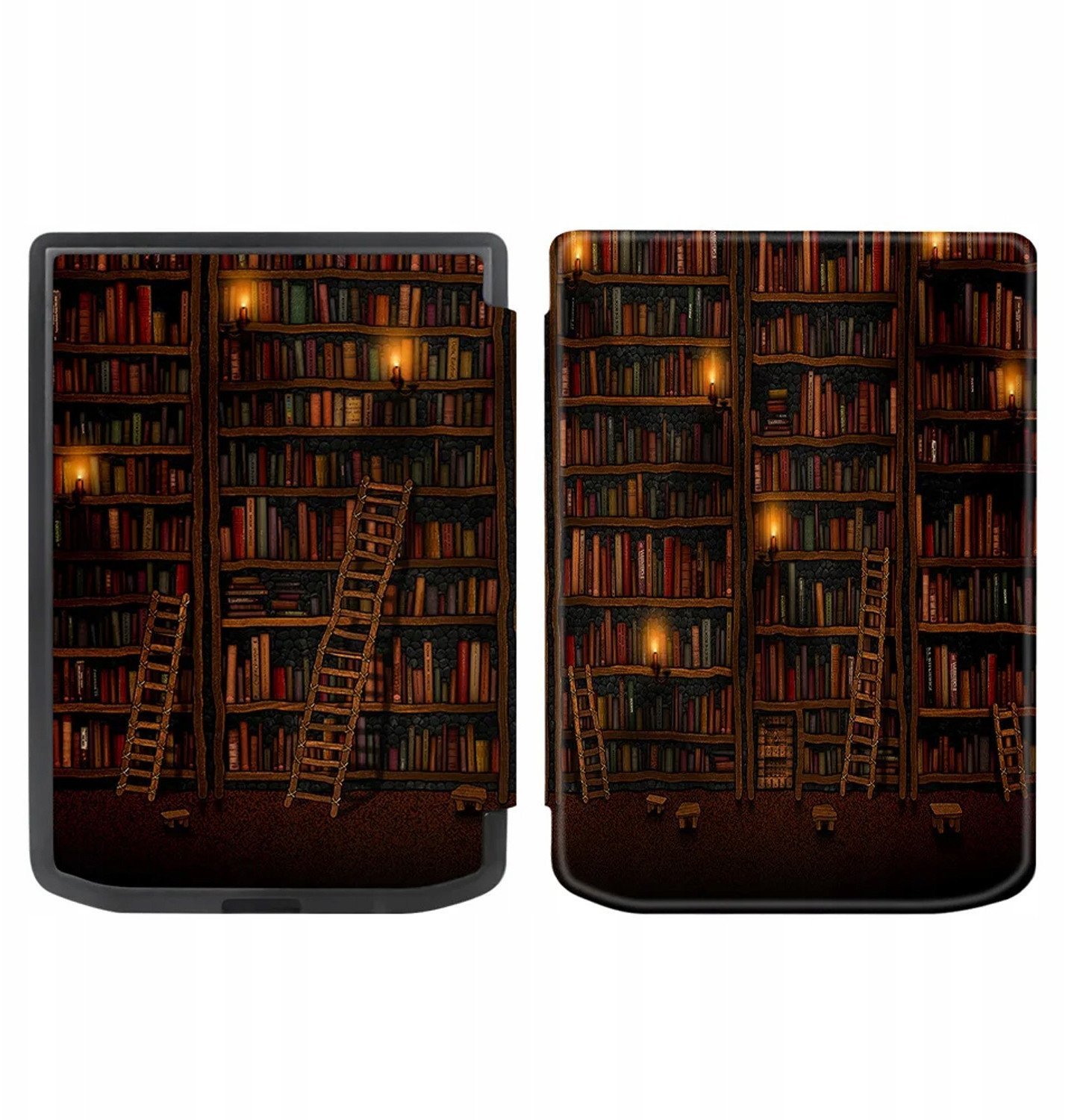 Etui Graficzne TPU do PocketBook Verse Pro 629 634 (Library girl)