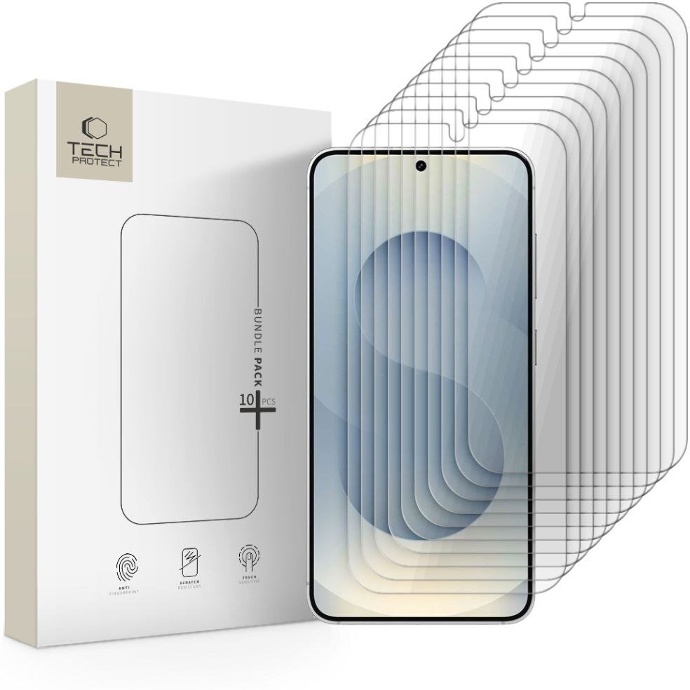 SZKŁO HARTOWANE TECH-PROTECT BUNDLE 10-PACK GALAXY S24 / S25 CLEAR