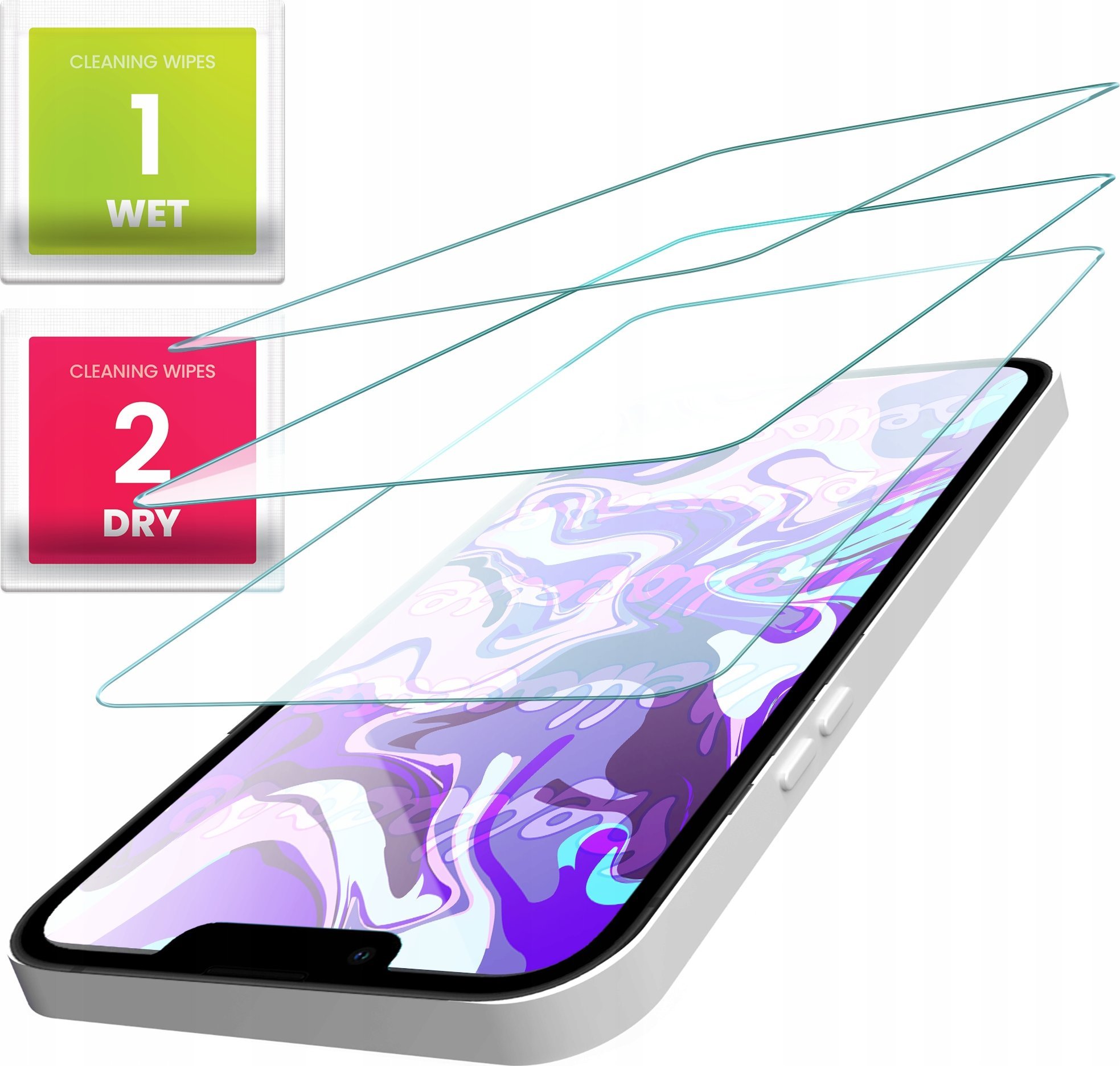 Hello Case 3-PAK Szkło Hartowane do Lg G7 / G7 Thinq (szybka, płaskie 2.5D, ochronne)