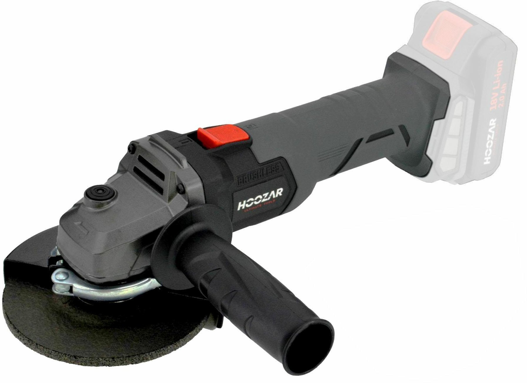 HOOZAR SZLIFIERKA KĄTOWA BEZSZCZOTKOWA 125mm 18V BODY AG25BL-0