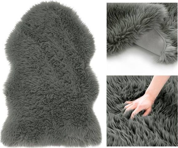 AmeliaHome Dywanik Dokka ciemnoszary S75x150