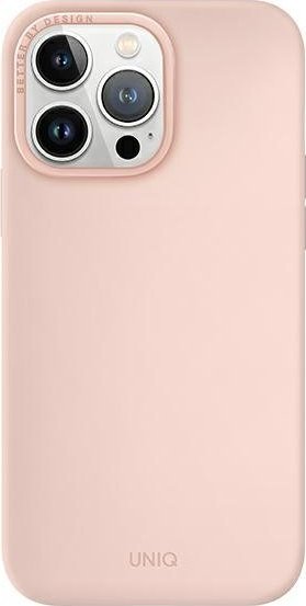 Uniq UNIQ etui Lino do iPhone 14 Pro Max 6,7" różowy/pink blush