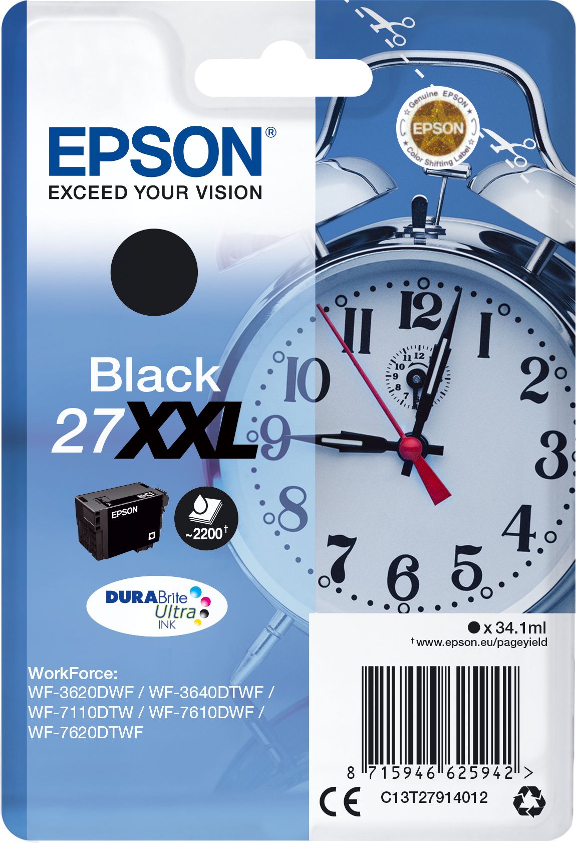 Tusz Epson Tusz C13T27914022 (Black)