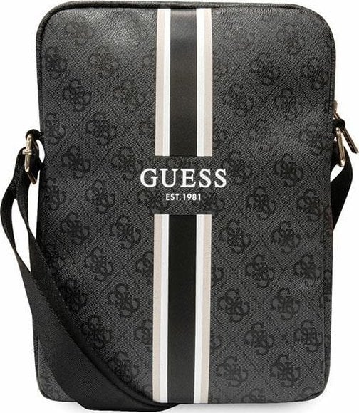 Etui na tablet Guess Guess 4G Stripes Tablet Bag - Torba na tablet 10" (Czarny)