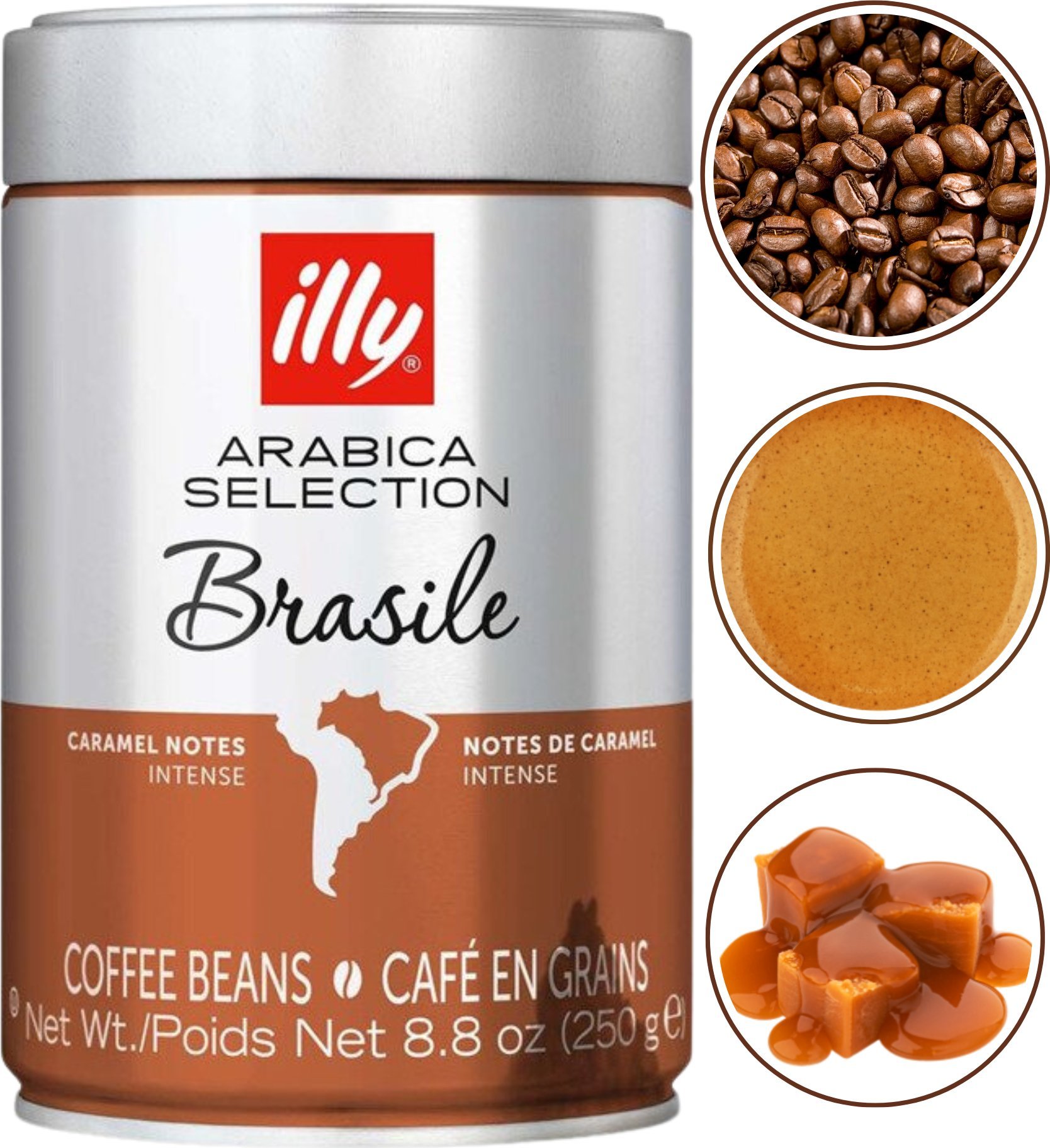 Kawa ziarnista illy Arabica Selection Brazylia 250 g