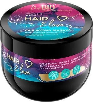 Eveline EVELINE I'm Bio Hair 2 Love OLEJKOWA MASKA do włosów wysokoporowatych
