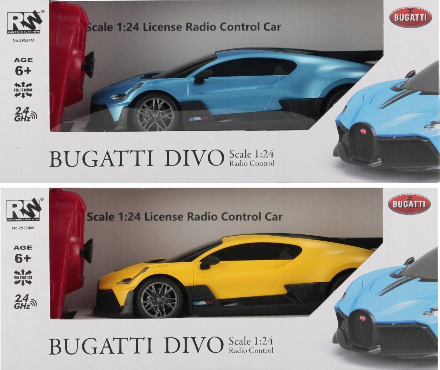 Mega Creative AUTO OSOB R/C FF LIC BUGATTI 25X11X12 MIX2 MC 36