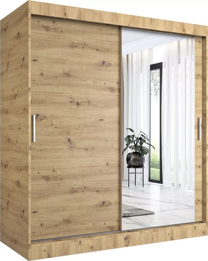 Elior Szafa przesuwna dąb artisan 180 cm - Palmira 5X