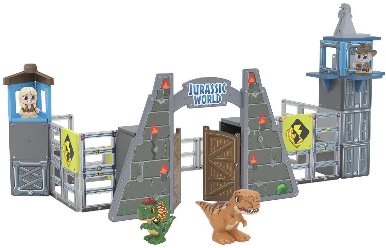 Tile Town TILE TOWN Jurassic world park playset